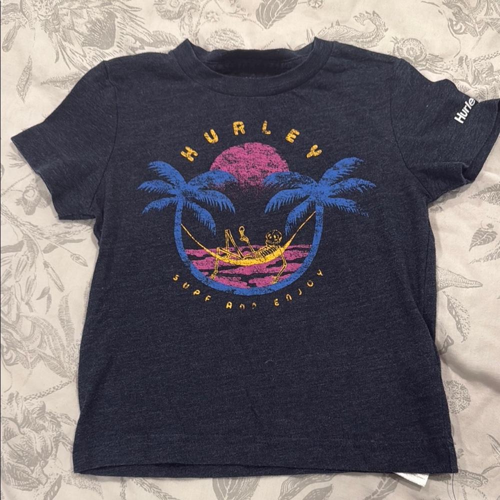 Hurley Kids' Navy Graphic T-Shirt